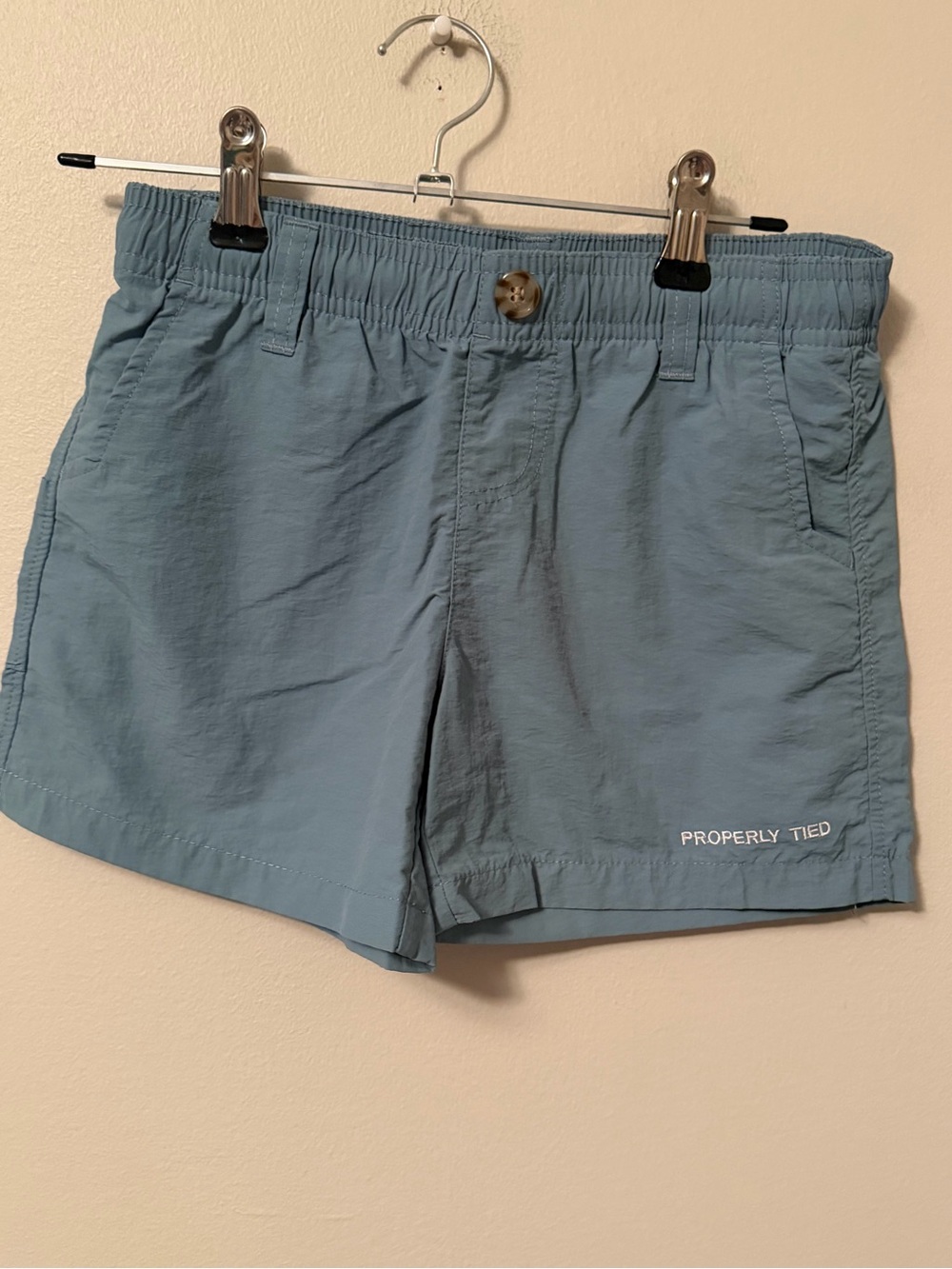 Properly Tied Stone Blue Mallard Shorts